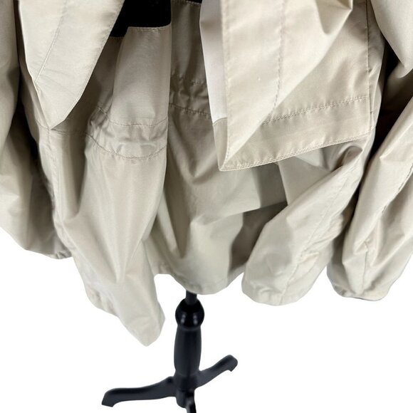 Women's DryJoys by FootJoys Tan Button and Zipper Coat Size Medium - Picture 6 of 14